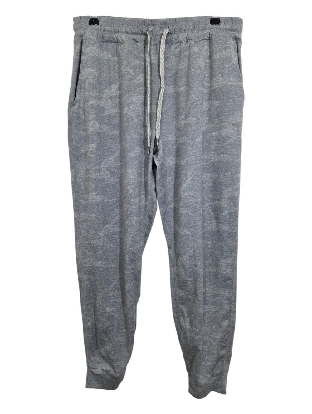 Vuori Women's Performance Jogger Pants Light Grey Camo Size Small Athleisure